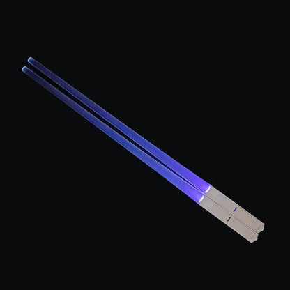 Glowing Lightsaber Chopsticks | LED Light-Up Sushi & Noodle Utensils