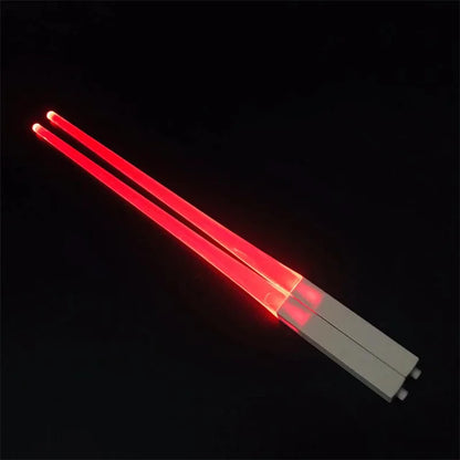Glowing Lightsaber Chopsticks | LED Light-Up Sushi & Noodle Utensils