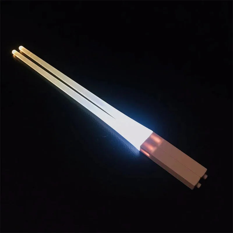 Glowing Lightsaber Chopsticks | LED Light-Up Sushi & Noodle Utensils