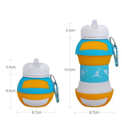 Fun Foldable Sports Ball Bottle