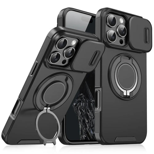 Armor Magnetic Bracket Case for Apple iPhone