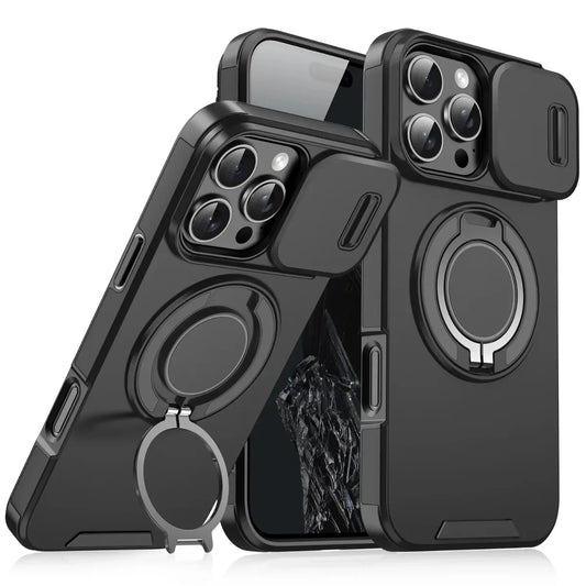 Armor Magnetic Bracket Case for Apple iPhone