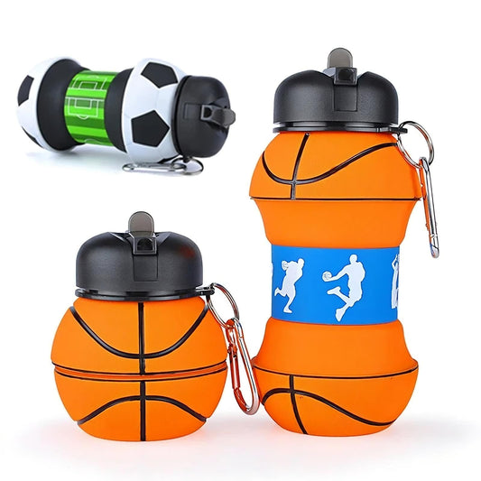 Fun Foldable Sports Ball Bottle