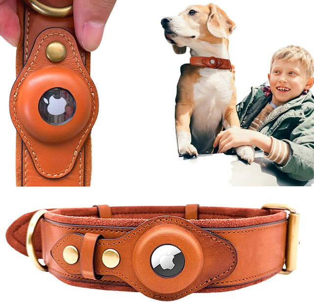 Apple AirTag Dog Collar | Keep Your Dog Safe with Real-Time Tracking and Style