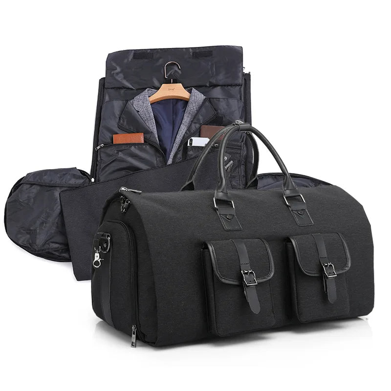 Multifunctional Travel Duffel Bag |  2-in-1 Garment & Carry-On Solution