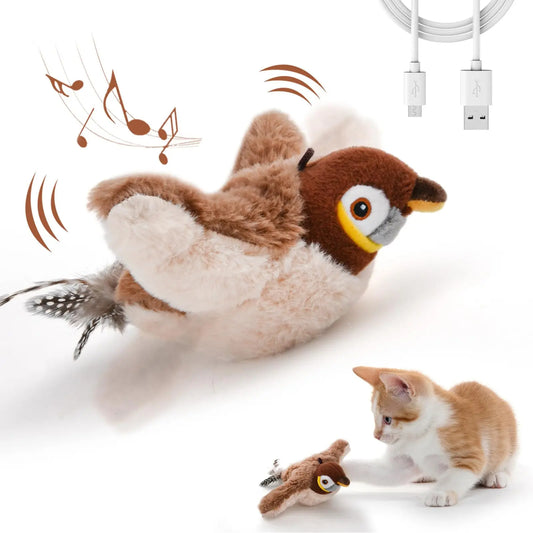 Flapping Bird Cat Toy Delight