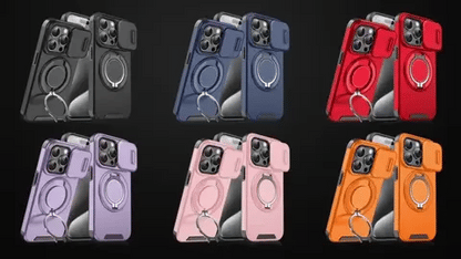 Armor Magnetic Bracket Case for Apple iPhone