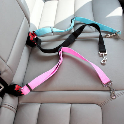 Pet Car Seat Belt Adjustable Harness | Secure, Comfortable Car Travel for Dogs