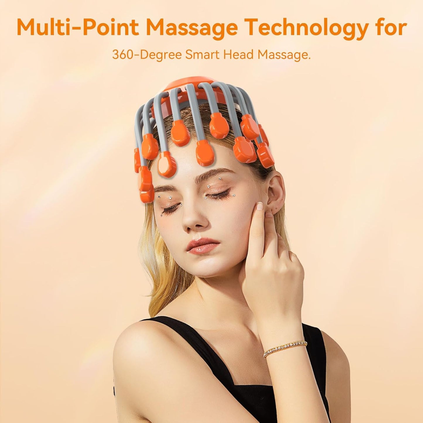 Head Massager for Migraine Relief | Natural, Stress-Relieving Comfort
