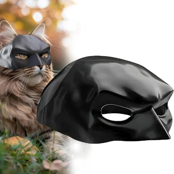 3D-Printed Bat Cat Mask – Whimsical Costume for Playful Felines