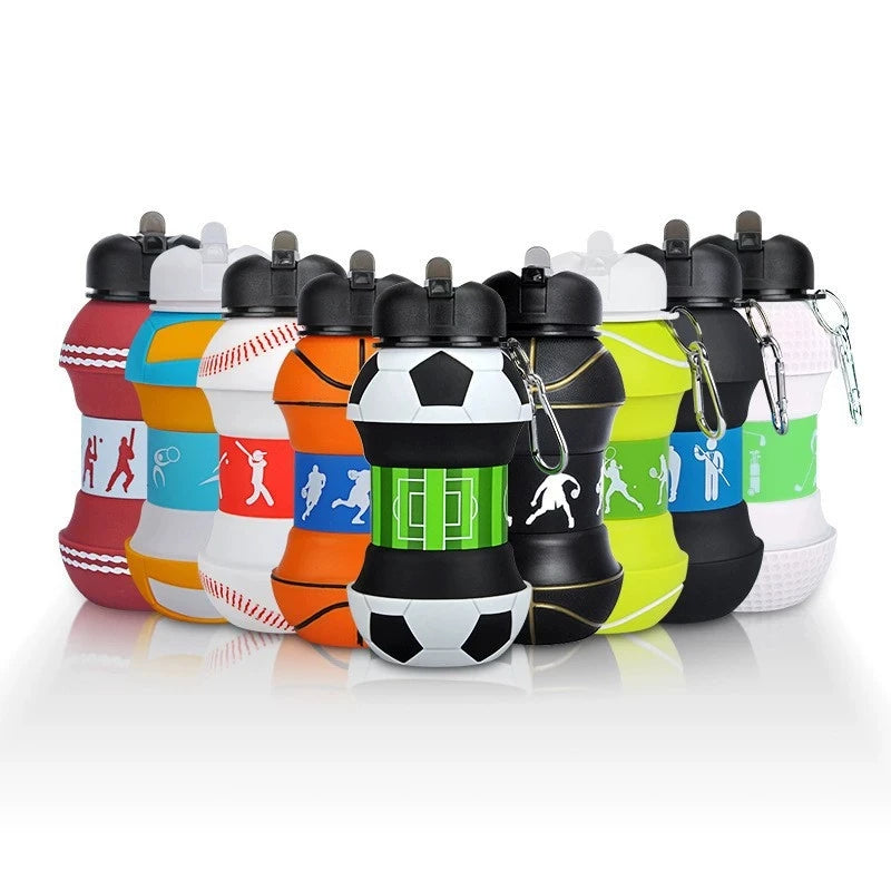 Fun Foldable Sports Ball Bottle