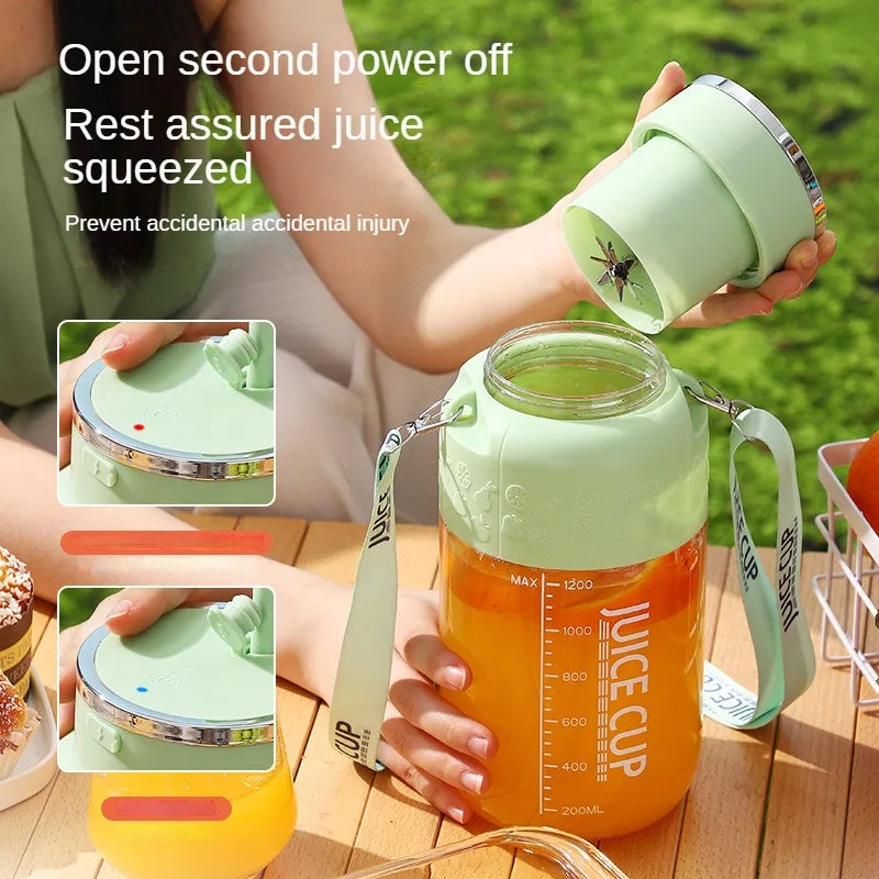 Portable Juicer Blender | Wireless, Rechargeable & 800ml Large Capacity