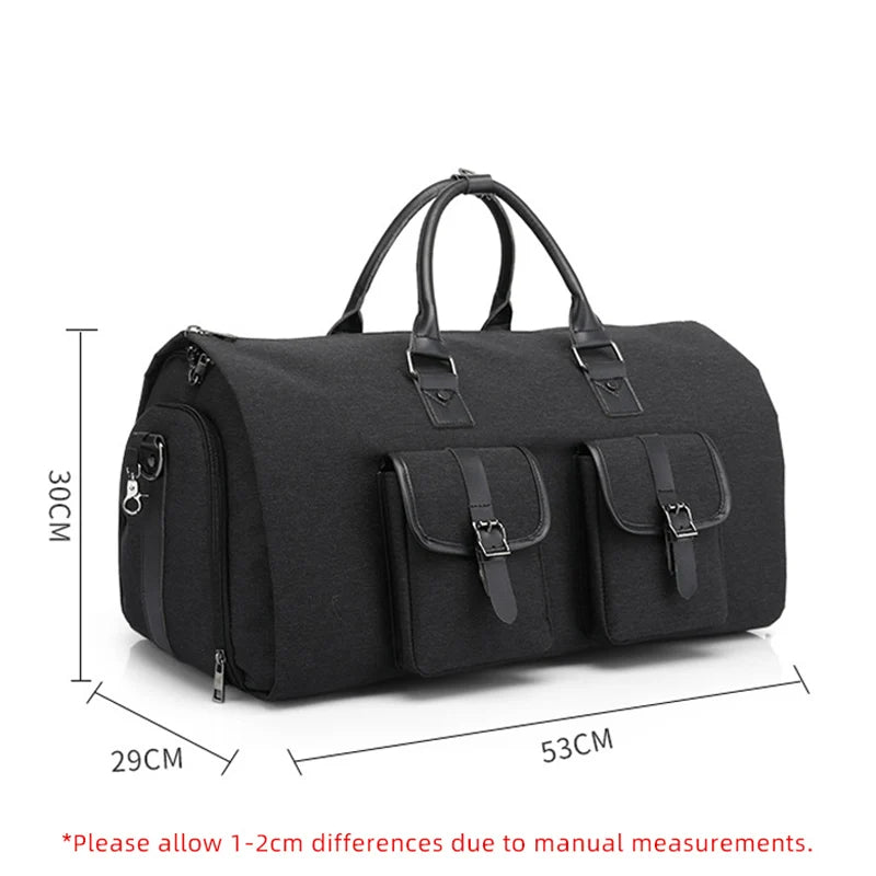 Multifunctional Travel Duffel Bag |  2-in-1 Garment & Carry-On Solution