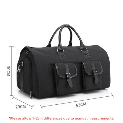 Multifunctional Travel Duffel Bag |  2-in-1 Garment & Carry-On Solution