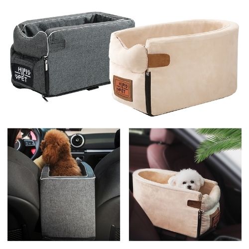 Small Pet Car Seat | Armrest Booster, Crash Protection & Window View
