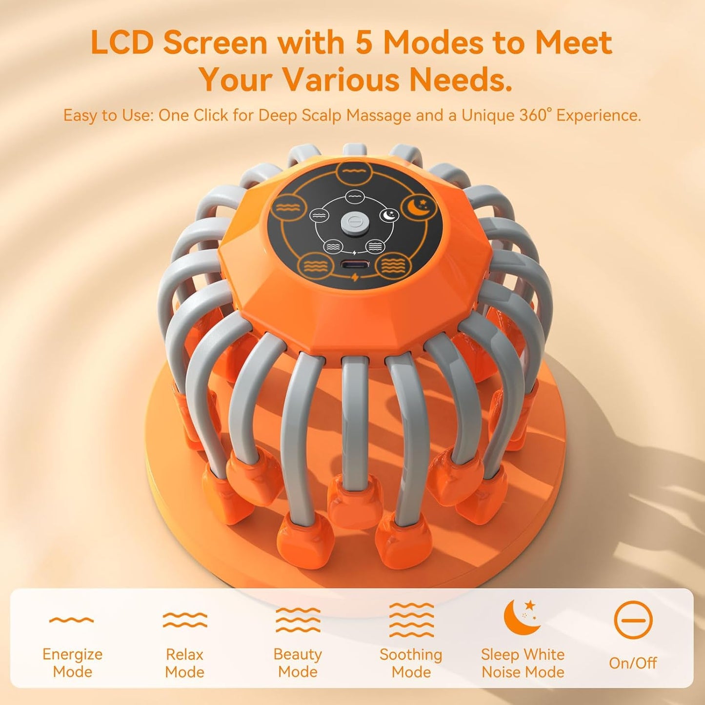 Head Massager for Migraine Relief | Natural, Stress-Relieving Comfort