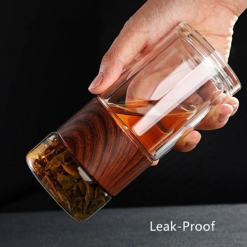 Pyrex Glass Tea Infuser Bottle | Sip Fresh, Anywhere
