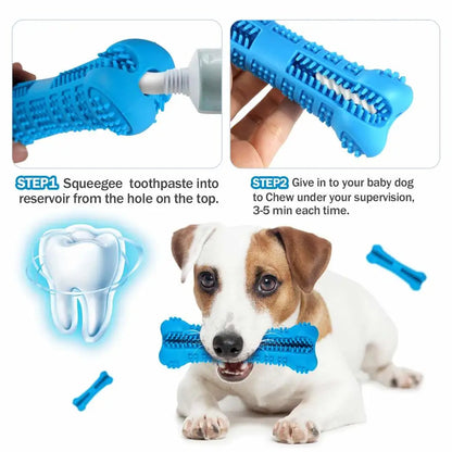 Toothbrush Dog Chew Toy | Fun Dental Care for Happier, Healthier Dogs