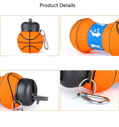Fun Foldable Sports Ball Bottle