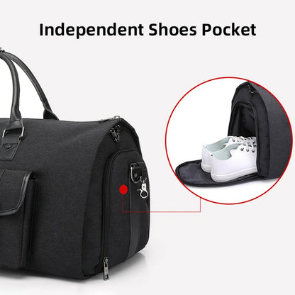 Multifunctional Travel Duffel Bag |  2-in-1 Garment & Carry-On Solution