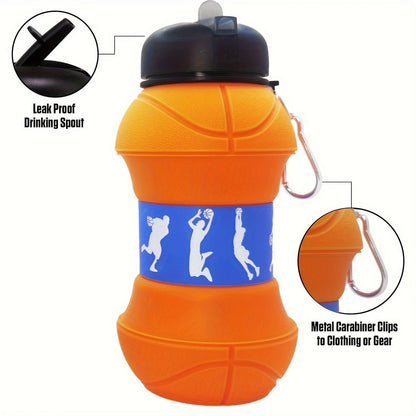 Fun Foldable Sports Ball Bottle