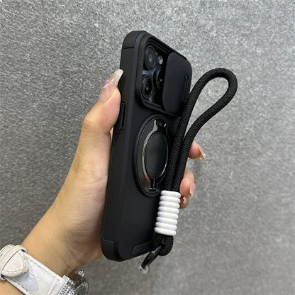 Armor Magnetic Bracket Case for Apple iPhone