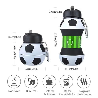 Fun Foldable Sports Ball Bottle