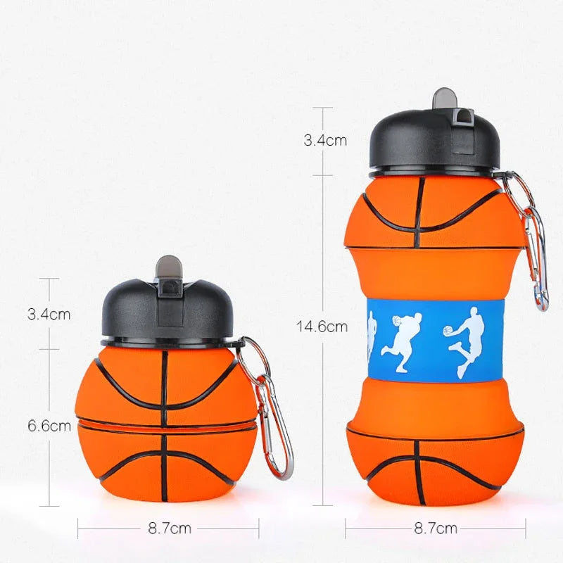 Fun Foldable Sports Ball Bottle