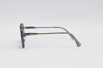 Vintage Grey Translucent Blue Gradient Sunglasses